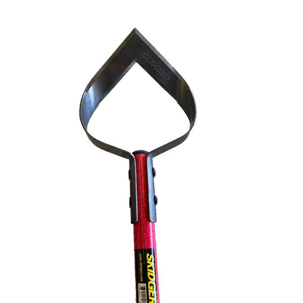 Skidger Titan Steel Scuffle Hoe 58 in. Fiberglass Handle