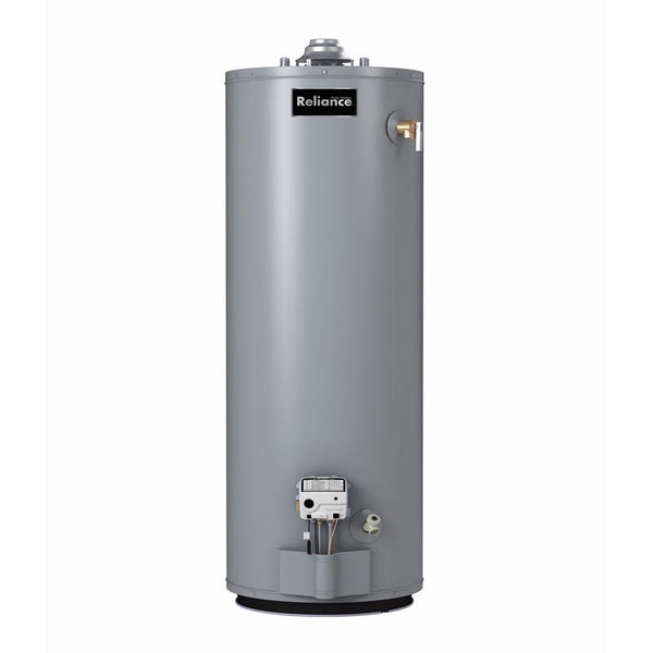 Calentador de agua a gas natural Reliance de 30 galones y 33 000 BTU