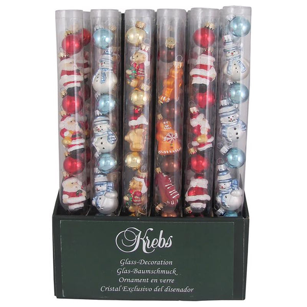 Christmas by Krebs Multicolored Mini Assorted Ornament (Pack of 18)