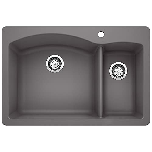 Diamond - Cuenco de 1 1/2" con montaje doble - Cinder