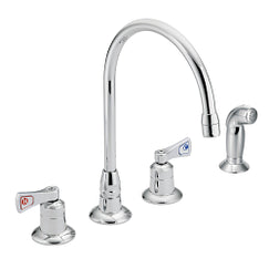 Grifo de cocina cromado de dos manijas (A) - Oferta de la semana
