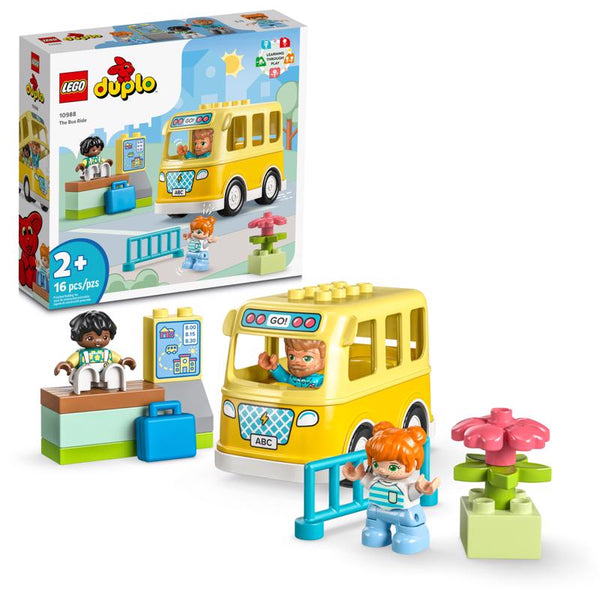 LEGO Duplo The Bus Ride Toy Multicolored 16 pc (Pack of 3)