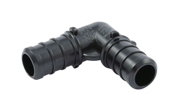 Codo PEX de polietileno de 1/2", paquete de 25
