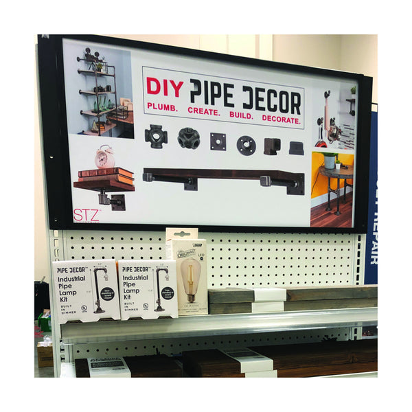 PIPE DECOR ENDCAP SIGN