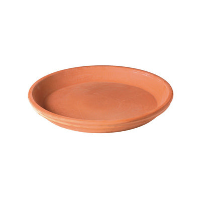 Deroma 0,99 pulgadas HX 6,7 pulgadas D Platillo para plantas Sottovaso de arcilla Terra Cotta