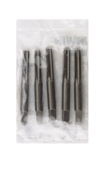 Macho de roscar de acero con alto contenido de carbono SAE de Irwin Hanson, 5/16 pulg., 24NF, 1 pieza (paquete de 5)