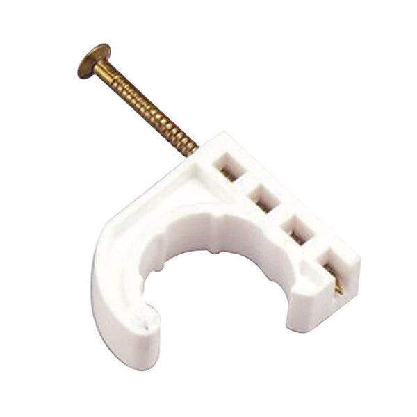 Abrazadera de montaje para sistema de nebulización de PVC Orbit, paquete de 5