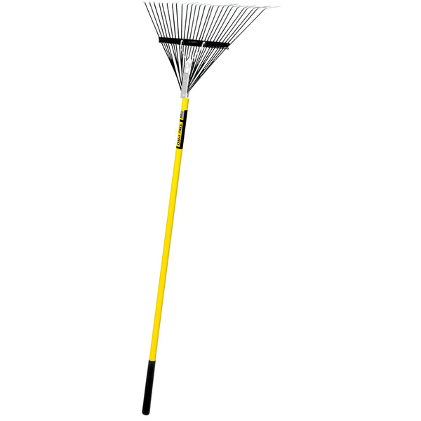 Truper Tru-Pro 72 in. 26 Tine Steel Leaf Rake Fiberglass Handle (Pack of 6)