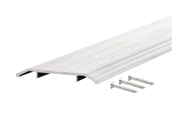 M-D BUILDING PRODUCTS 0.5 in. H X 6 in. W X 36 in. L Aluminum Commercial Threshold Silver