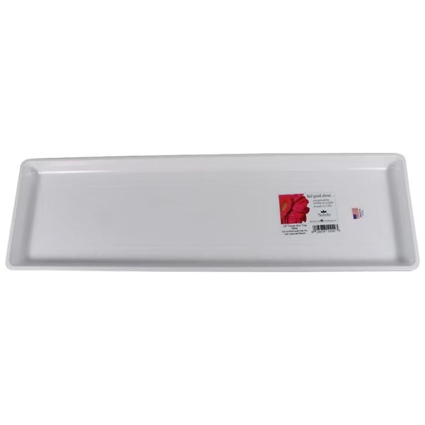 Countryside Flower Box Tray, White, 24 in.