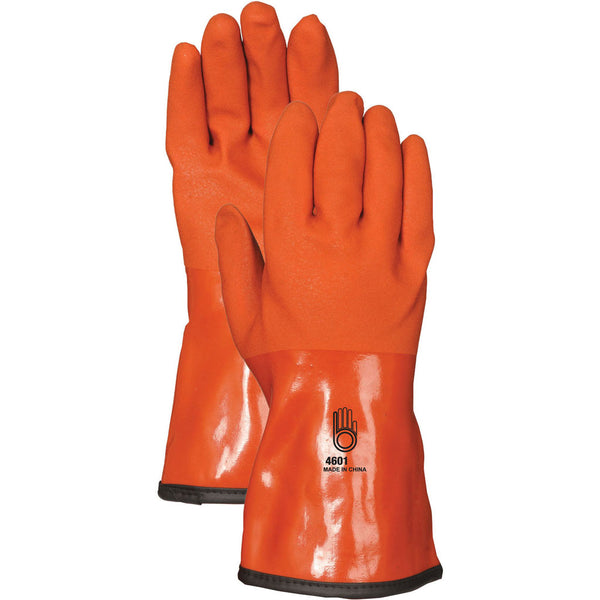 Guantes aislantes Bellingham Snow Blower, naranjas, talla grande