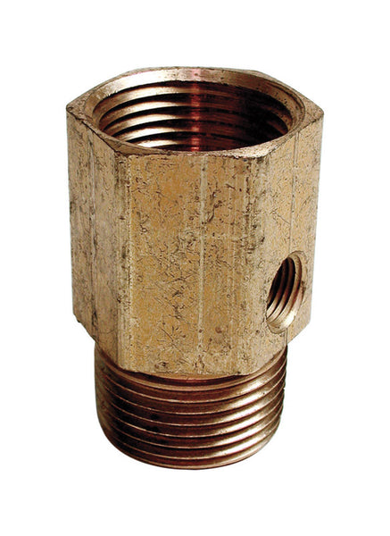 Adaptador de tubo de latón con dial