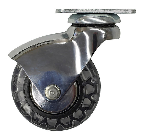 Shepherd Hardware 3 in. D Swivel PVC Caster 110 lb 1 pk