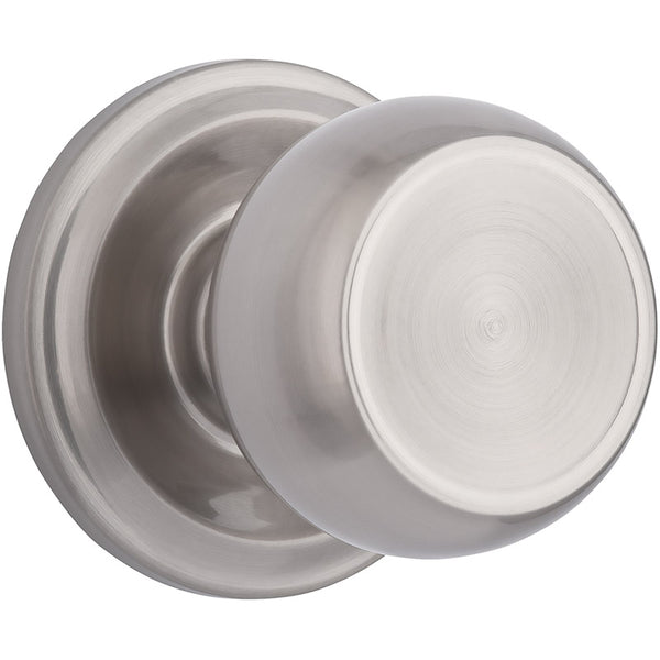 Cerradura de cilindro simple Brinks Push Pull Rotate Stafford en níquel satinado KW1 de 1,75 pulg.