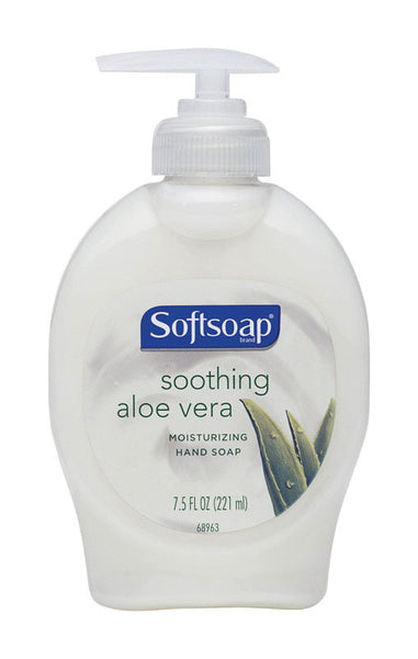Jabón líquido para manos con aroma a aloe vera de Softsoap Elements (paquete de 6)