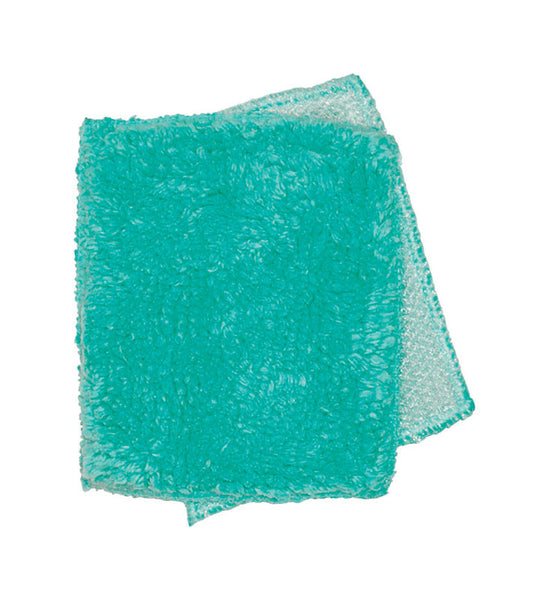 Janey Lynn's Designs Shrubbie Spicy Spearmint Cotton/Nylon Solid Kitchen Utility Cloth (Pack of 6)