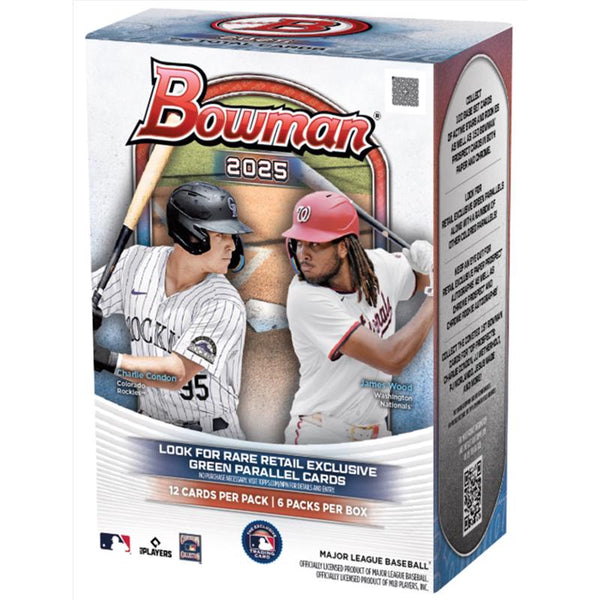 Topps Bowman MLB 2025 Value Box Trading Cards Multicolored 72 pc (Pack of 40)