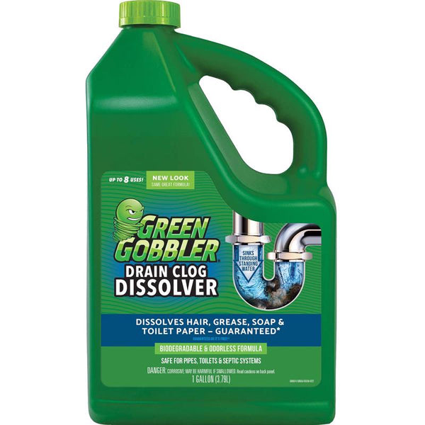 Green Gobbler Liquid Drain Clog Remover 1 gal (Pack of 4)