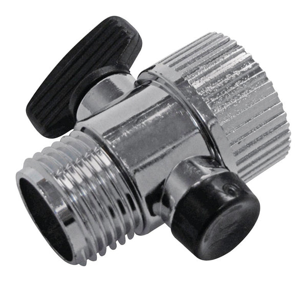 Control de flujo de ducha de plástico cromado Plumb Pak de 4 pulgadas