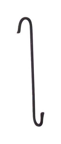 Panacea Black Wrought Iron 8 in. H Extension Double J Plant Hook 1 pk - Deal of The Week