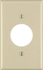 Placa de pared de plástico para tomacorrientes Leviton Ivory de 1 unidad, paquete de 1 (paquete de 25)