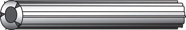 HILLMAN .112 in. D X 1 in. L Plastic Round Head Ribbed Anchor 100 pk