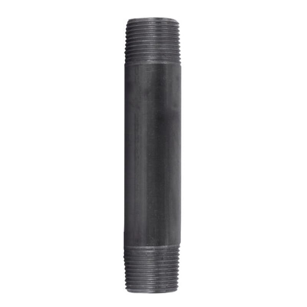 Boquilla de acero negro de 1 pulg. MIP de STZ Industries, cada una, de 1 pulg. de diámetro y 7 pulg. de largo