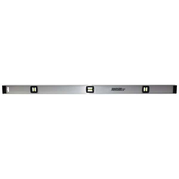 Johnson 48 in. Aluminum I-Beam Level 3 vial