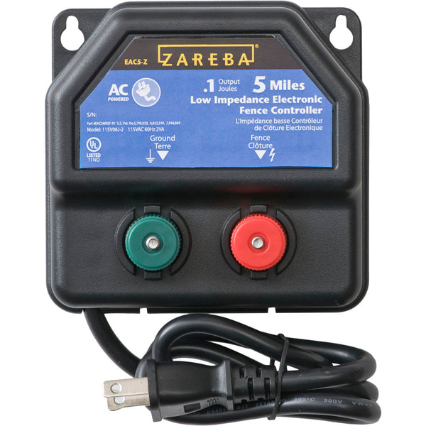 Cargador de cerca eléctrica de baja impedancia Zareba Ac
