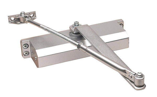 Cierrapuertas hidráulico de aluminio/acero de grado 3