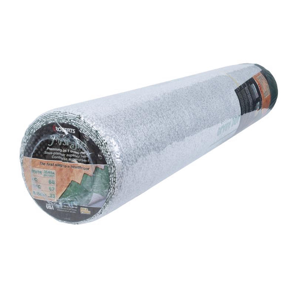 Roberts First Step 3-in-1 Underlayment Roll 2 mil X 40 in. W X 30 ft. L Plastic Green 1 pk