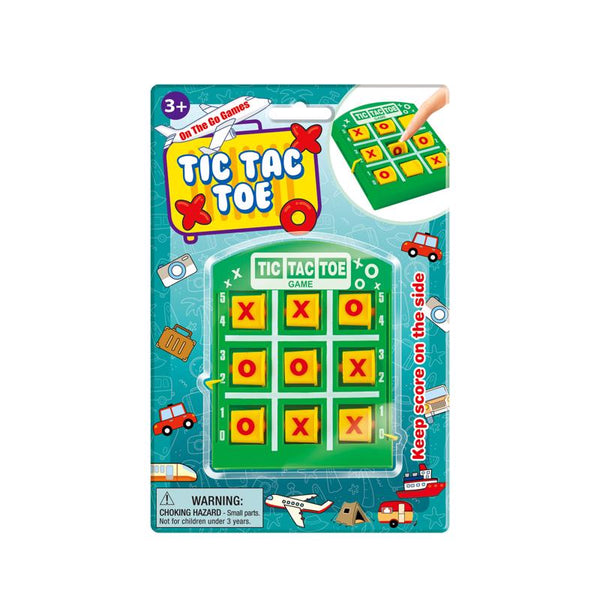 On the Go Games Tic Tac Toe Game Green (Pack of 24)