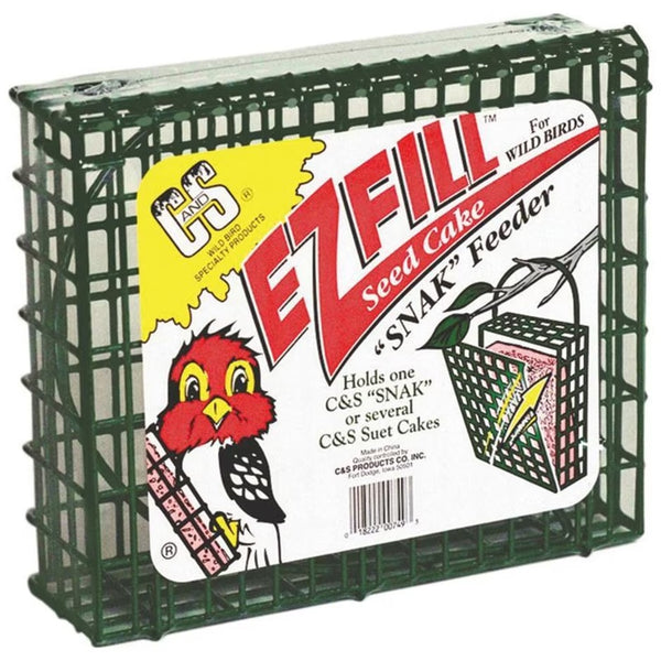 Comedero para pájaros con forma de pastel de semillas, fácil de llenar, con capacidad para 56 oz de sebo