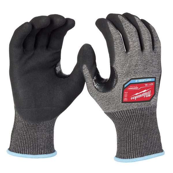 Guantes de protección para hombre Milwaukee, color negro y gris, talla XL, 1 par