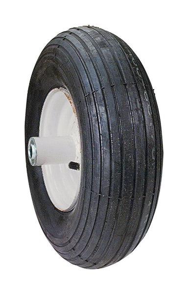 MaxPower 6 in. Dia. Centered Wheelbarrow Wheel Rubber 1 pk