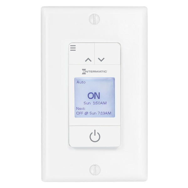 Intermatic Ascend Indoor Heavy Duty 7 Day Programmable Timer 120 volt White