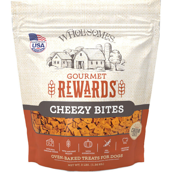 Wholesomes Rewards Gourmet Biscuits, Cheddar Cheese, 3 lbs.