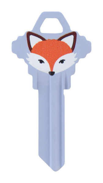 Llave en blanco universal Hillman Wackey Fox para casa/oficina (paquete de 6).