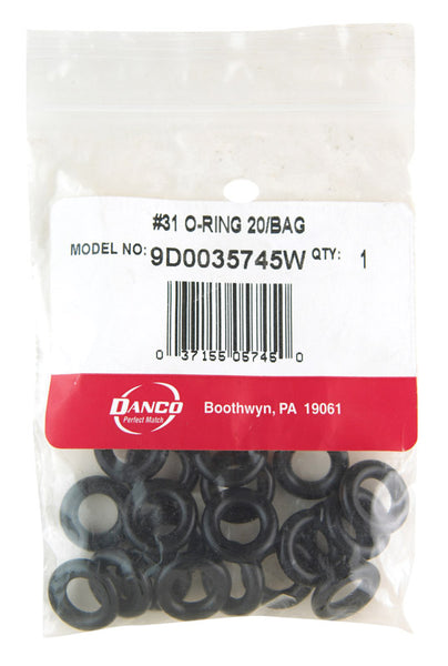 Danco 9/16 in. D X 0.31 in. D Rubber O-Ring 20 pk