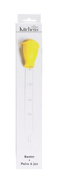 Fox Run Clear/Yellow Glass/Plastic Glass Baster - Open Box