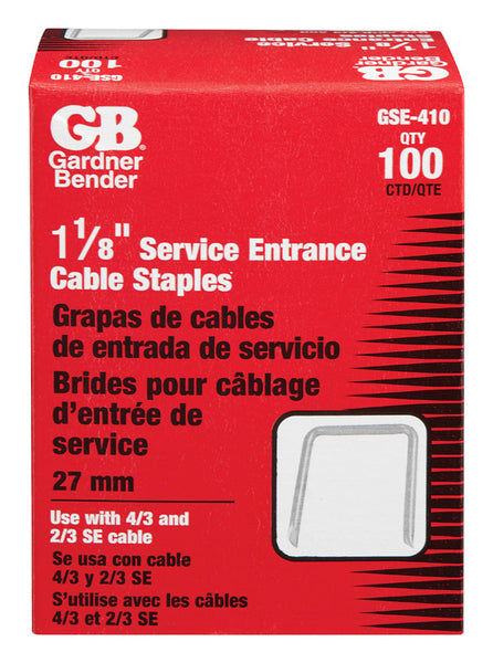 Gardner Bender 1-1/8 in. W Steel Service Entrance Staple 100 pk - Deal of The Week