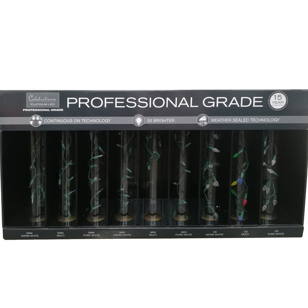 Celebrations Platinum LED Light Display Assorted 4 ft.