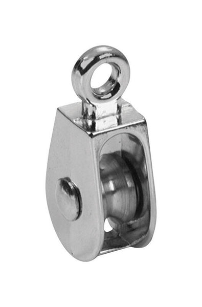 Polea de ojo único con ojo fijo de hierro galvanizado de 3/4 pulg. de diámetro Baron