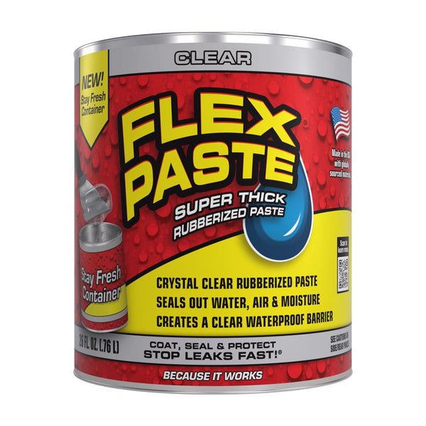 Familia de productos Flex Seal Flex Paste Pasta de caucho transparente 26 fl. oz.