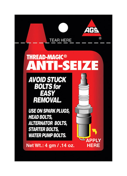 Lubricante antiadherente Thread-Magic de AGS, 0,14 oz (paquete de 25)