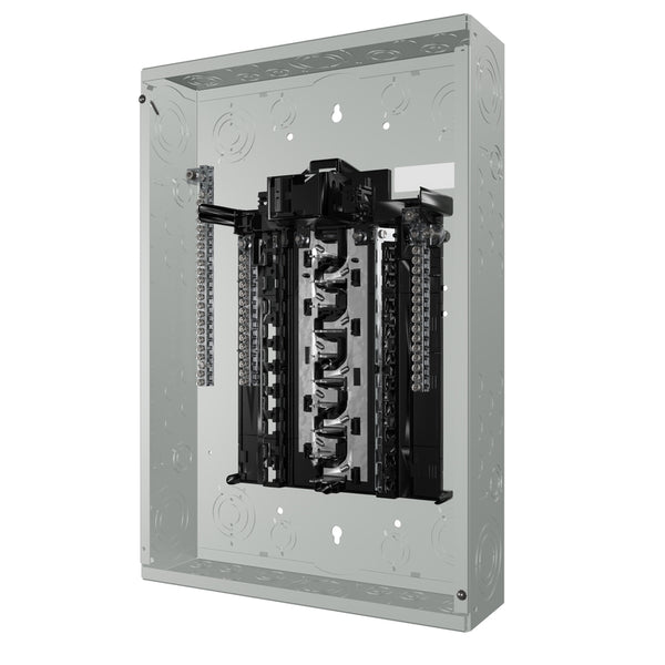 Panel de interruptores automáticos de montaje en superficie Siemens serie SN de 200 amperios, 120/240 V, 30 espacios, 48 circuitos
