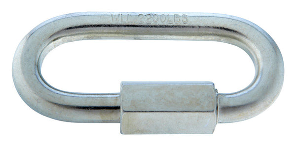 Campbell Chain Zinc-Plated Steel Quick Link 2200 lb. 3-3/16 in. L (Pack of 10)