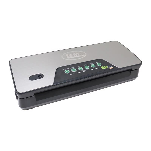 LEM Products MaxVacGo Black/Silver Food Vacuum Sealer