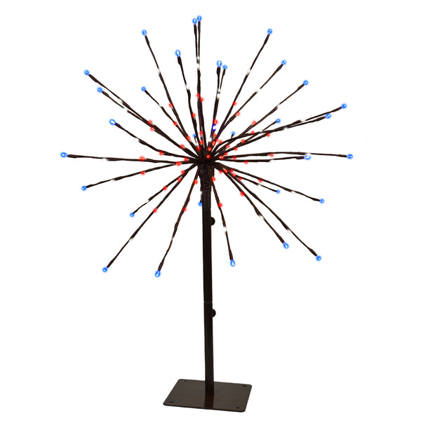 Decoración para exteriores Radiant Blast de hierro marrón Living Accents de 24 pulgadas de alto x 24 pulgadas de largo