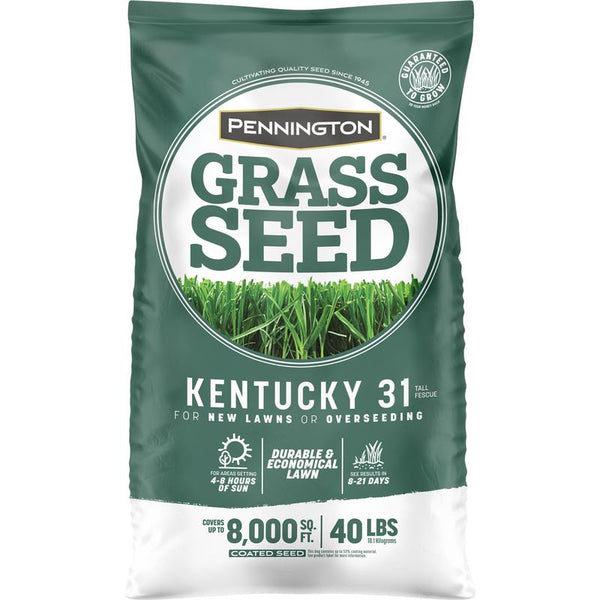 Semillas de césped para sol o sombra de césped alto Pennington Kentucky 31, 40 lb